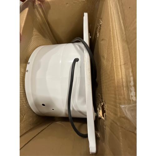 14 Inch Exhaust Fan with Plug, 2647CFM Through-the-Wall Ventilation Fan with Light Weight Pure Copper Motor, for Laundry Room, Toilets, Garage, and Shopping Mall, 110V (14 inch, white)