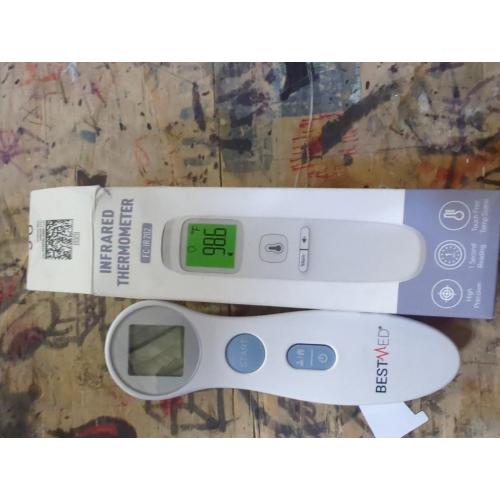 No-Touch Thermometer for Adults and Kids, Accurate Digital Baby Thermometer, Fever Alarm & Silent Mode, 2 in 1 Forehead & Object Mode