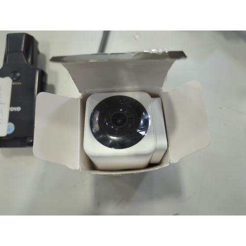 White Wyze Cam V4 Plug-in Indoor and Outdoor Smart-Enabled Security Camera