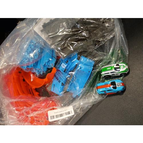 ‌Slot Car Race Track Sets with 360° Thrill Loops & 4 High-Speed Cars, 64 Pcs Large Flexible Racing Track for Kids Ages 3-5 4-8 8-12, Race Car Toys Gift for Boys Girls Birthday Christmas