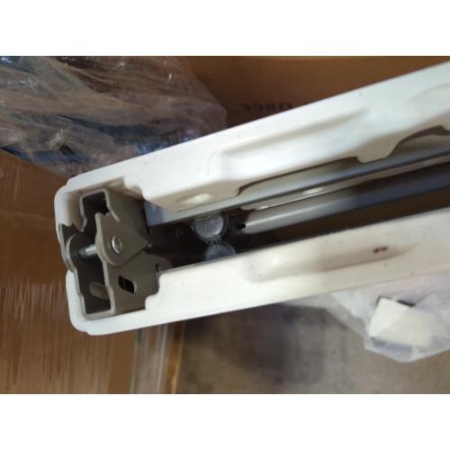 Folding Table, 4FT Foldable Picnic Table with Adjustable Height, Heavy Duty Fold-in-Half Portable Table for Weddings, Camping, RV Travel, Parties, BBQs, and Indoor Use, Easy to Fold and Store