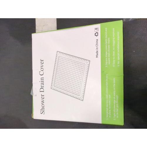 Dark Grey 6 Hair Catcher/Drain Strainer/Shower Drain Cover for Bathroom Floor Drain, Stainless Steel and Silicone (6 inch, Dark Grey)