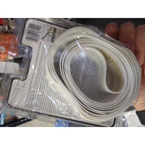 Magic Peel & Stick Tub and Wall White Latex Peel and Stick Caulk Strips 6.2 oz