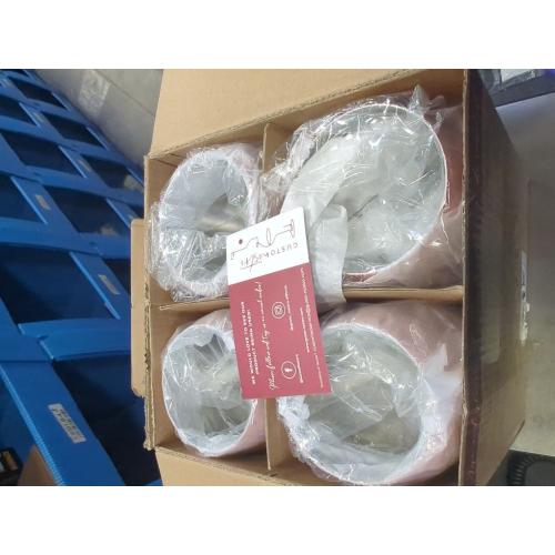 4 Pack Rose Gold Gusto Nostro Stainless Steel Wine Glass - 18 oz - Unbreakable Rose Gold Wine Glasses for Travel, Camping and Pool - Fancy, Unique and Cool Portable Metal Wine Glass for Outdoor, Picnics (Set of 4)