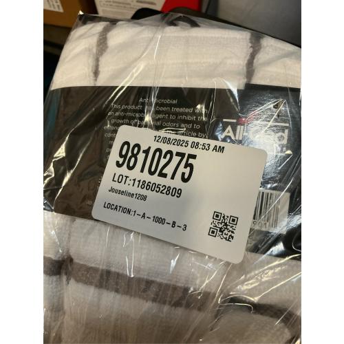 3 Packs All-Clad Checked Cotton Kitchen Towel, Almond