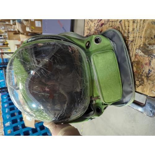 Cat Backpack Carrier for Cats and Small Dogs, Breathable Cat Bubble Backpack, Airline Approved Pet Travel Carrier for Hiking Camping Outdoor(Green)