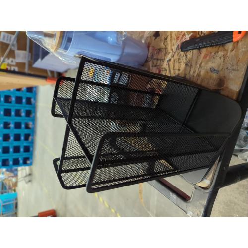 Annova Paper/Plastic Cup and Lid Holder Plastic Storage Organizer, 360°Rotating Coffee Mup Dispenser with 4 Compartments, Multifunctional Storage Rack for Home, Office, Bar, Coffee Shop (Black)