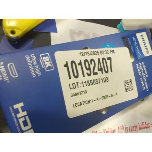 Philips 8K HDMI 2-Port Switch - Silver