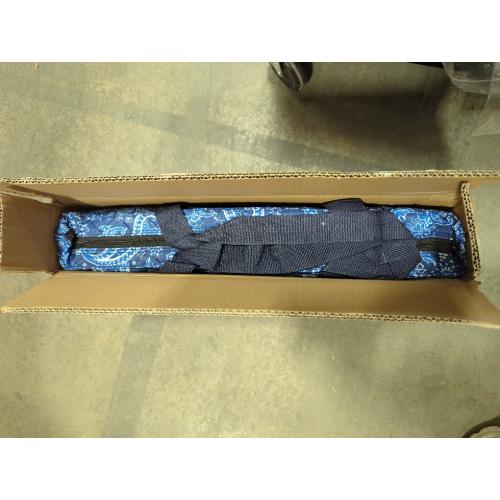 American Mahjong Game Set, 166 White Tiles, Blue Printed Bag with Entire Accessories, 4 All-in-One Rack/Pushers, Mahjong Tiles Set