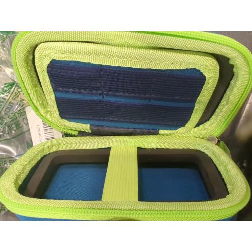 Box only Color Blue and green Hard Case Compatible with SanDisk 1TB 2TB 4TB 500GB 8TB Extreme Portable SSD - Up to 1050MB/s - USB-C, USB 3.2 Gen 2 External Solid State Hard Drive Storage Holder for Cables-Green (Box Only)