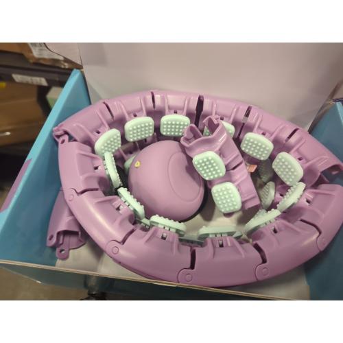 Color purple Swiss Activa  S2 Infinity Hoop Plus Size with Ball - up to 47in - Weighted Hula Hoop for Women for Weight Loss Belt - Exercise Hoop - Smart Infinity H