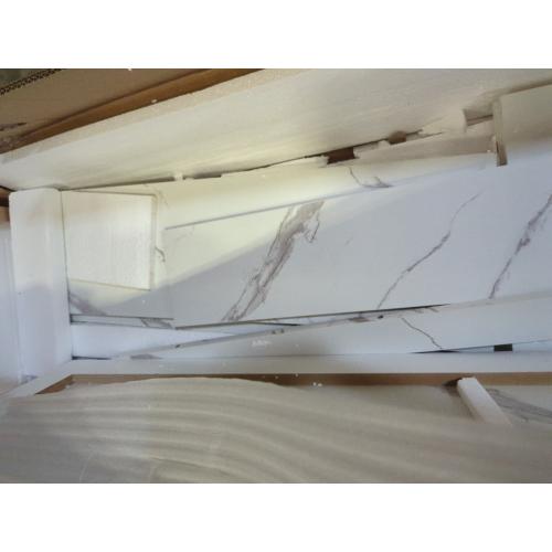 Fire Place Frame White and Birch