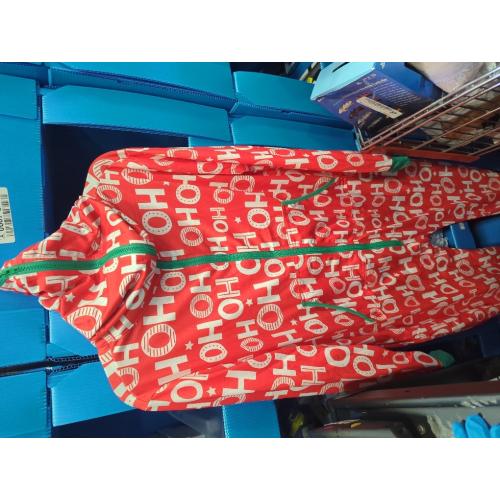 Size M Sipumia Men Hooded Fleece Pajamas Funny Graphic Loungewear 1-Piece Jumpsuit Sleepwear Homewear Romper