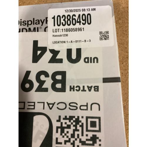 Best Buy Essentials™ - 6' DisplayPort to HDMI Cable - Black