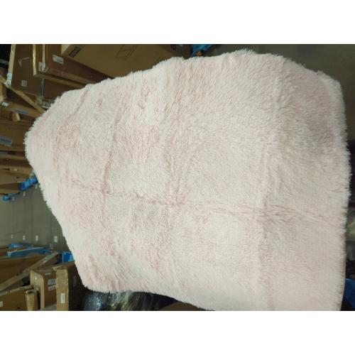 Andecor Soft Fluffy Bedroom Rugs, 4 x 6 Feet Indoor Shaggy Plush Area Rug for Boys Girls Kids Baby College Dorm Living Room Home Decor Floor Carpet, Pink