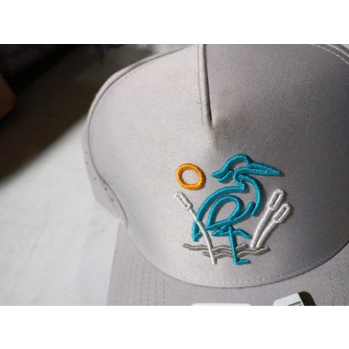Waggle Adult Polyester Baseball Hat - Great Blue