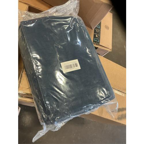 palassio Navy Blue 100% Cotton Quilt Twin Size Bedding Sets with 1 Pillow Sham, Textured Lightweight Soft Bedspread Shabby Chic Coverlet, Quilted Comforter Bed Cover for All Season, 2 Pieces