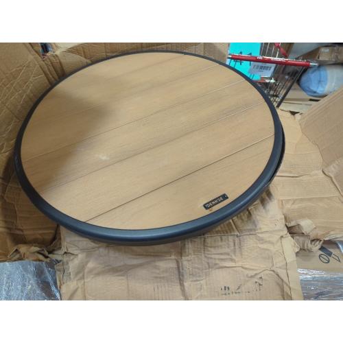 DENKOE Size Large  Round Fire Pit Table with Fire Pit Grill, Extra Thick, Heavy Duty Fire Bowl, Deep Outdoor Firepit, Wood Burning Firepits for Outside Patio, Backyard Fire Pits, Large BBQ Pit