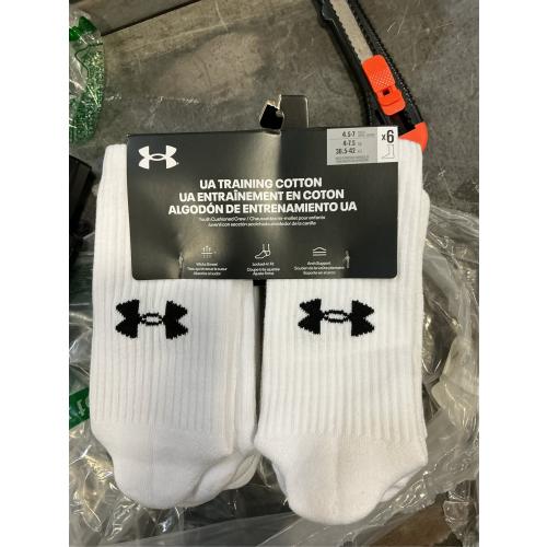 Under Armour Kids' UA Performance Tech Crew Socks 6-Pack