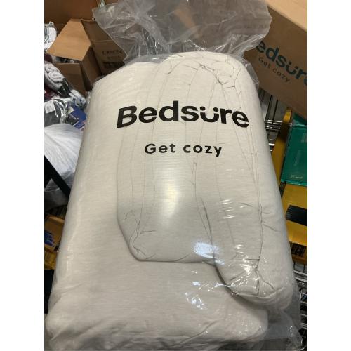 Bedsure California King Comforter Set - Beige Soft Bedding for All Seasons, Cationic Dyed Bed Set, 3 Pieces, 1 California King Size Comforter (104x96) and 2 Pillow Shams (20x36 2)