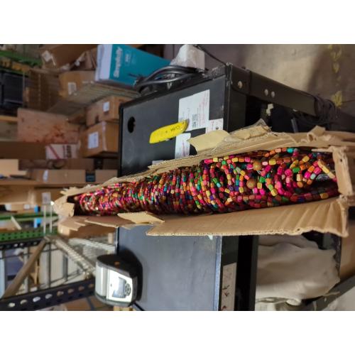 36 inches x 79 inches (Rainbow) FlavorThings 41 Strands Rainbow Colorful Hippie Boho Bohemian Natural Wooden Door Beaded Curtain Doorway Beads Bamboo Beads