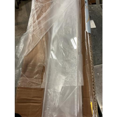 36 Inches Clear Acrylic Floating Shelves Wall, Bookshelf for Kids, Nursery Book Shelves, Magazine Rack, Picture Ledge Shelf for Photo Frames Vinyl Records, Pack of 8