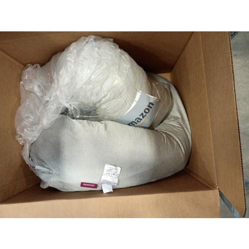 Momcozy Pregnancy Pillows with Cooling Cover, U-Shaped Full Body Maternity Pillow for Side Sleepers 57 Inch - Support for Back, Hip, Belly, Legs for Pregnant Women