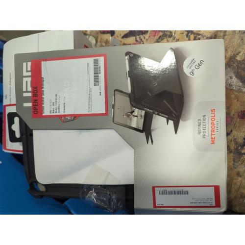 URBAN ARMOR GEAR UAG Designed for iPad 11 A16 11th Gen 2025, 10.9 10th Gen 2022 Case A3354 A3355 A2696 Rugged Heavy Duty Protective Folio Cover w/Adjustable Stand & Pencil Holder, Metropolis Black