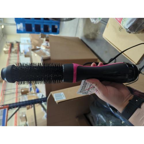 REVLON One-Step Hair Dryer and Styler - Root Booster Round Brush for Styling, Dryer Brush for Fast and Easy Salon-Quality Blowout, More Shine and Less Frizz (1-1/2 in)