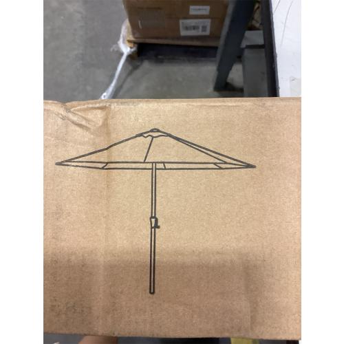 9FT Outdoor Patio Umbrella with Push Button Tilt and Crank
