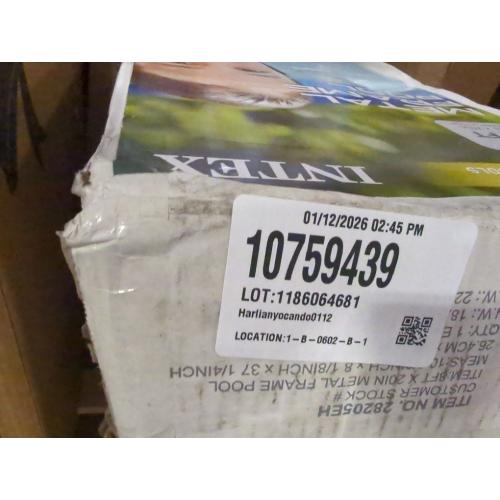 Intex 8-ft x 8-ft x 20-in Metal Frame Round Above-Ground Pool