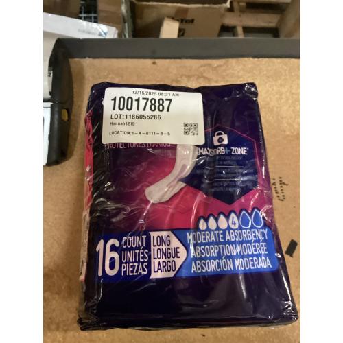 Prevail Bladder Control Pad – Moderate Long two pack of 16