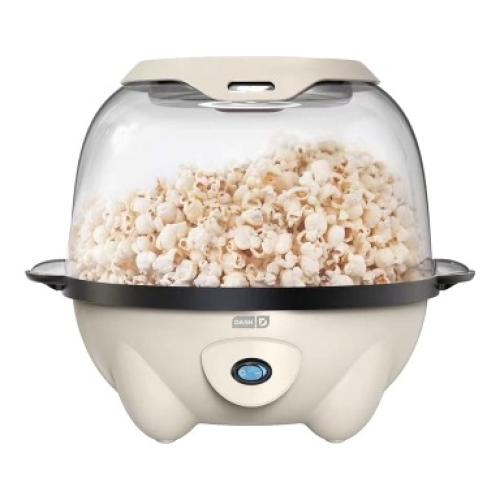 DASH SmartStore Deluxe Stirring Popcorn Maker Hot Oil Electric Popcorn Machine