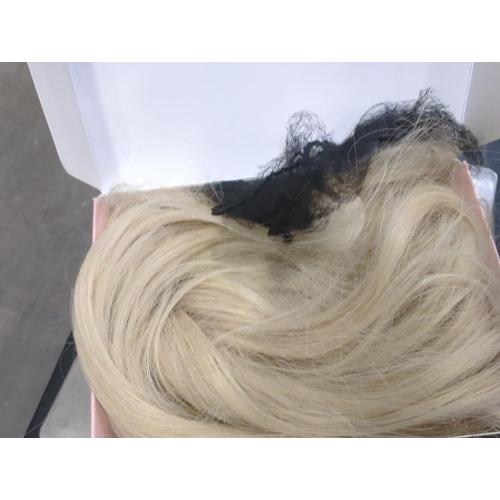 ENTRANCED STYLES Blonde Wig with Bangs, Long Straight Wigs for Women Natural Hair Wigs Synthetic Blond Wigs for Girls Daily Party Halloween Cosplay Wig 22 Inch