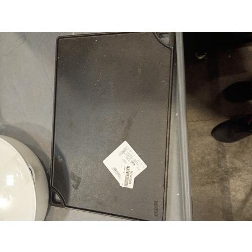 Lodge Reversible Cast Iron Grill/Griddle Pan 16.75 x 9.5 - Pre-Seasoned Dual-Sided Double Burner for BBQ, Eggs, Pancakes, Burgers - PFAS Free Cookware - Flat Top Plate for Oven, Grill, & Campfire ‼️the item is used and has mild stains‼️