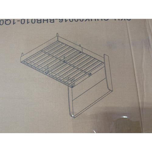 Queen belo upholstered low profile platform bed light gray