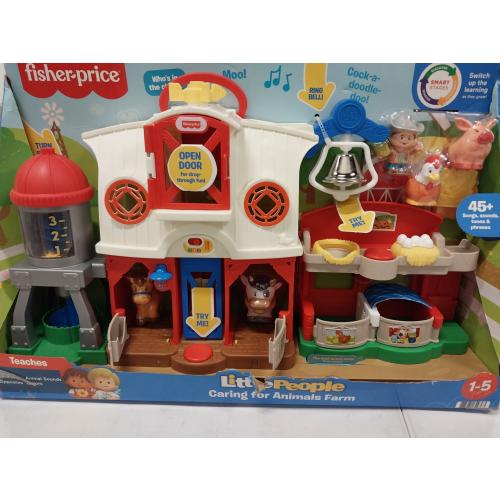 Fisher-Price Little People Caring for Animals Farm, Action Playset - Multi