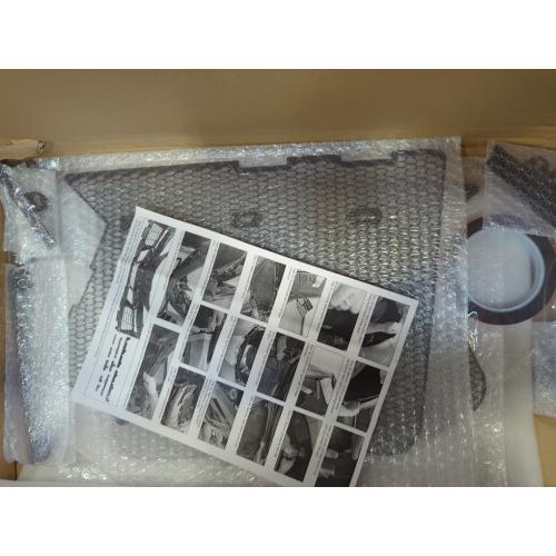 3Pcs Black Upgraded Front Radiator Guards Grille,Aluminum Body Bumper OEM Style Front Outer Grill Guard Protection Screens Grille Vents Insert Mesh Set for Corvette C8 Z06 2023 /E-Ray 2024