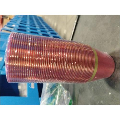 Goodluck 50PCS 9oz Red and Gold Plastic Cups for Party, Disposable Gold Rim Cups, Plastic Cocktail Glasses for Wedding Thanksgiving, Christmas, and Parties