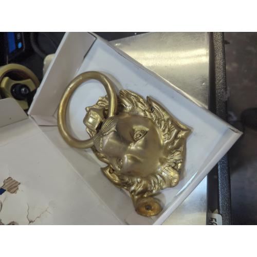 StonKraft Brass Lion Door Knocker Knockers Gate Knocker Door Accessories (Lion 6)