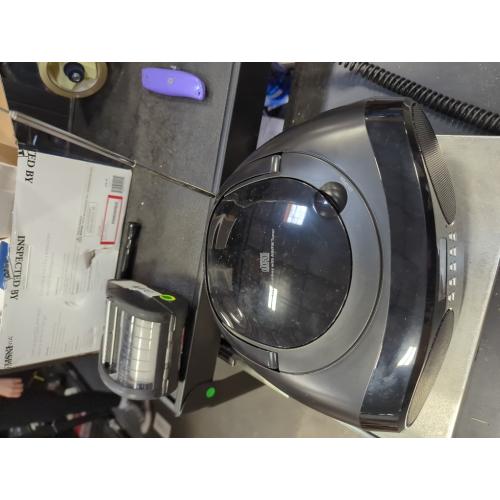 Insignia - CD Boombox with AM/FM Tuner - Black