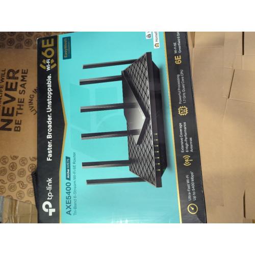 TP-Link AXE5400 Tri-Band WiFi 6E Router (Archer AXE75)- Gigabit Wireless Internet Router, ax Router for Gaming, VPN Router, OneMesh, WPA3