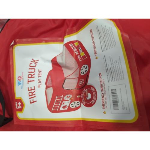 Pop Up Play Tent Large, Play Tent for KDS, Role Play Firefighter Tent, Fire Truck Play Tent for Kids, Truck Tent Playhouse Toy Play Tents for Toddlers 3-5 Kids Tent Indoor Outdoor Playhouse Toys