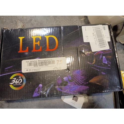 Car Atmosphere Lights - 5m 6m LED Fiber Optic Strip | Rubber APP Wireless Car Light | RGB Interior Decorative Strip for Trailer, Truck, Sedan, Pickup for Night Drives, Party, Decoration