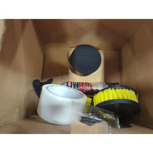 Set of 22 Holikme 22Pack Drill Brush Attachments Set,Scrub Pads & Sponge, Buffing Pads,Power Scrubber Brush,Car Polishing Pad Kit,Wax Applicator Pad,Car Cleaning Kit,Masonry Brushes,Cleaning Supplies