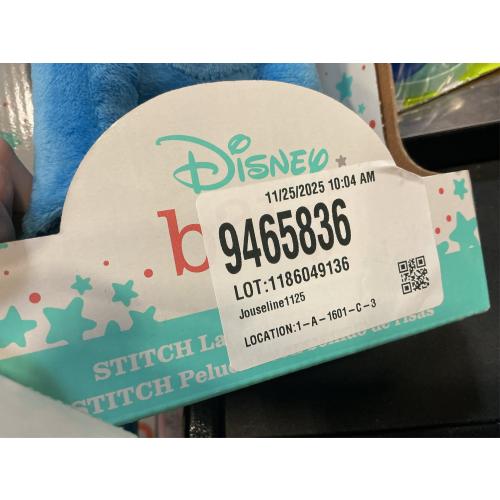 Disney Baby Lilo & Stitch Soft Huggable Stuffed Animal Cute Plush Toy for Toddler Boys and Girls, Gift for Kids, Blue Stitch 15 Inches