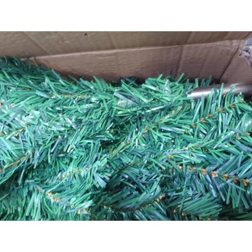 76 Inch Cross Christmas Tree with 2 Lights Strings and Garland Jesus Christ Catholic Cross Decor Decoration Foldable Xmas Tree for Indoor Outdoor Holiday, Yard, and Church Nativity Scene Decor