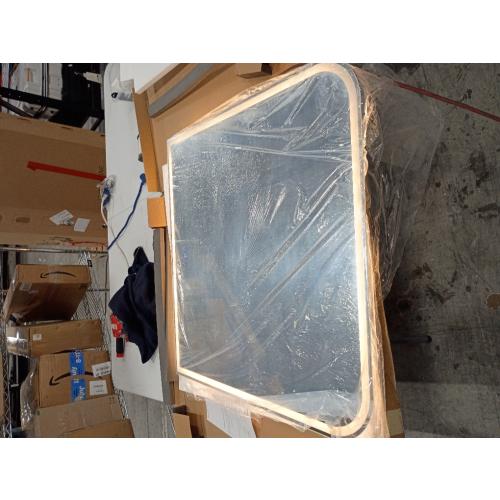 LED Bathroom Mirror, 36x 36 LED Mirror with Lights for Bathroom, Lighted Vanity Mirrors for Wall, Anti-Fog, Dimmable, Tempered Glass, Memory Function, 3 Colors, Safe Use (White)