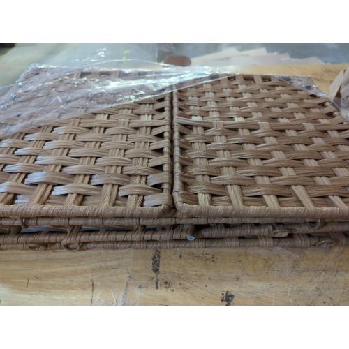 SETVSON Laundry Hamper with Lid, 112 L Handwoven Rattan Wicker Laundry Basket, 2 Removable Liner Bags Metal Heightened Feet, 6 Mesh Bags, 2 Section Large Clothes Hamper for Bathroom Bedroom, Natural‼️incomplete‼️