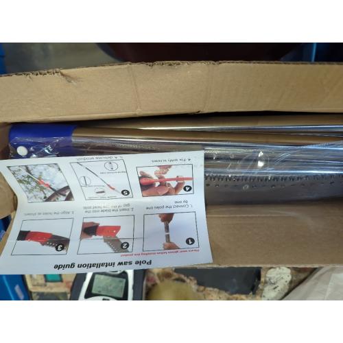 Manual Pole Saw, Pole Saws for Tree Trimming,2.7ft-14.7ft,Tree Pruner Extendable, Manual Pole Cutter for Yard Garden Patios Trees Branches Cutting
